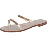 Sandales Eddy Daniele sandales platino cuir bronze swarovski aw678