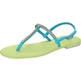 Sandales Eddy Daniele sandales celeste daim vert swarovski ax849