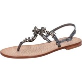 Sandales Eddy Daniele sandales gris foncé cuir swarovski ax959