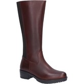 Bottes Lumberjack bottes marron cuir textile BX123