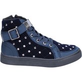 Chaussures Braccialini sneakers bleu velours textile BX204