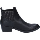 Bottines Francescomilano bottines noir cuir clous BX334