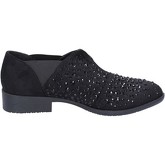 Chaussures Francescomilano slip on noir daim strass BX343