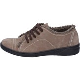 Chaussures Susimoda sneakers beige nabuk fourrure BX554