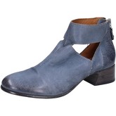 Bottines Moma bottines bleu cuir BX984