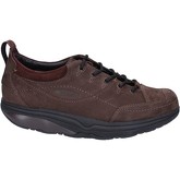 Chaussures Mbt sneakers marron cuir daim dynamic BT98