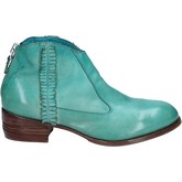 Bottines Moma bottines vert cuir bleu BT55