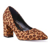 Chaussures escarpins La Modeuse Escarpins à imprimé léopard