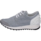 Chaussures Cult sneakers argent textile blanc BT287