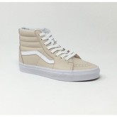 Chaussures Vans SK8-HI LEATHER BEIGE