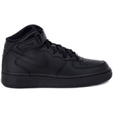 Chaussures Nike AIR FORCE 1 MID BLACK