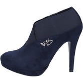 Bottines Braccialini bottines bleu daim textile BY985