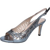 Sandales Lorbac sandales gris cuir brillant BZ480