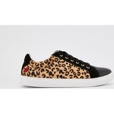 Chaussures Bon Baisers De Paname Sneakers Simone Leopard Pony