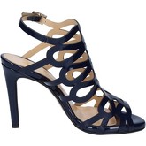 Sandales Olga Rubini sandales bleu cuir brillant BS91