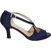 Sandales Olga Rubini sandales bleu satin BS119