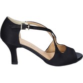 Sandales Olga Rubini sandales noir satin BS120