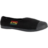 Chaussures Wati B Basket Lynda Elastic Noir Mono Jamaïque