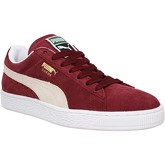 Chaussures Puma Suede Classic velours Femme Bordeaux