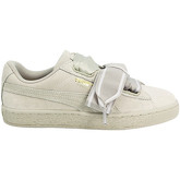 Chaussures Puma Baskets basses suede WNS HEART SATIN