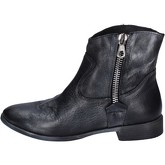 Bottines Crime London chaussures bottines noir cuir gris AK991