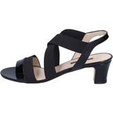 Sandales Daniele Ancarani sandales noir cuir verni textile ap898