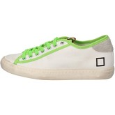 Chaussures Date sneakers blanc textile vert AP565