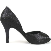 Chaussures escarpins Haute Couture escarpins noir textile AM867