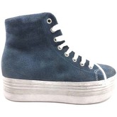 Chaussures Jeffrey Campbell sneakers bleu daim AY803