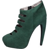 Bottines Jeffrey Campbell bottines vert foncé daim wh856