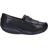 Chaussures Mbt mocassins noir cuir performance AC741