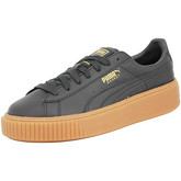 Chaussures Puma BASKET PLATFORM Chaussures Mode Sneakers Femme Cuir Noir