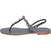 Sandales Eddy Daniele sandales gris foncé cuir swarovski ax870