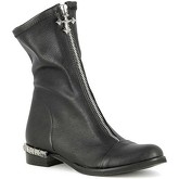 Bottes Metisse Boots en cuir avec zip et clous