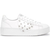 Chaussures Nira Rubens Baskets modèle Cosmopolite en cuir blanc avec un coeur