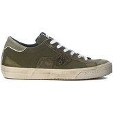 Chaussures Philippe Model Paris Basket Bercy en canvas vert militaire