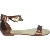 Sandales Francescomilano sandales bronze cuir AG533