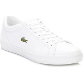 Chaussures Lacoste Womens White Straightset BL1 SPW Trainers