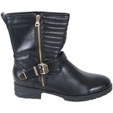 Bottines Kebello Bottines look biker F Noir