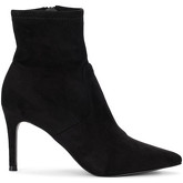 Bottines Steve Madden Demi-botte Lava en suède stretch noir