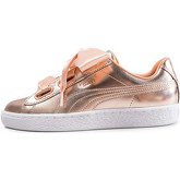 Chaussures Puma Basket Heart Luxe Métal Femme