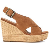 Sandales UGG Sandalo con zeppa UGG Harlow in pelle scamosciata marrone