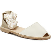 Sandales Solillas Womens Cream Lilia-Tribal Ankle Tie Sandals-UK 3