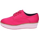 Chaussures Tommy Hilfiger sneakers rose fucsia textile AH842