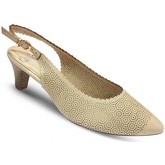 Chaussures escarpins Caprice Escarpin bride arrière Beige