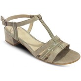 Sandales Perlato Sandales petit talon Gris 9349