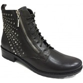 Bottines Caprice Boots Plates Lacets Grises