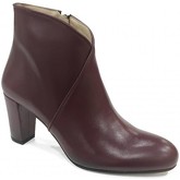 Bottines Perlato Boots Talon Bordeaux