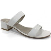 Sandales Perlato Mule petit talon Blanc