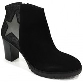 Bottines Reqin's Boots BABEL Peau/Star Noir/Argent